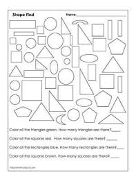 1st Grade Geometry Worksheets For Students Geometry Worksheets Shapes Lessons Math Geometry