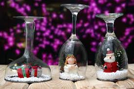 Wine glass decorating ideas'd make amazing gifts or work as a fun project for girls' night or a bachelorette party. How To Make Wine Glass Snow Globes 10 Steps With Pictures