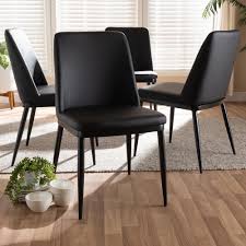 Dario Leather Dining Chair Set Of 4 Faux Leather Dining Chairs Dining Chair Upholstery Upholstered Dining Chairs