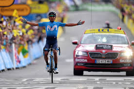 Nairo quintana debutará en la playa de palma challenge mallorca. Nairo Quintana Wins Tour De France Stage 18 Egan Bernal Gains On Alaphilippe