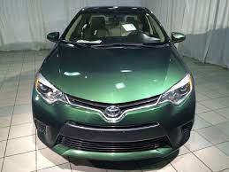 2015 Toyota Corolla Green Toyota Corolla Corolla 2015 Toyota