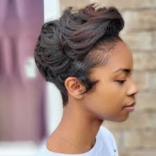 This haircut is easily maintained and is worn formally or casually, often paired with short angled side fringes or long side bangs, and is upgraded with spikey layers or undercuts. 30 Pixie Cut Hairstyles For Black Women Black Beauty Bombshells
