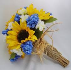 Beautiful delicate blues and pinks make up this gorgeous hand tiedbouquet of hydrangea lifelike natural rustic styled bridal bouquet of golden sunflowers, flame real touch tulips, ruby red & orange midnight/royal blue & ivory calla lily & rose bridal bouquet. Rustic Royal Blue And Yellow Sunflower Wedding Invitation Suite Niteowl Studio S Stationery Blog