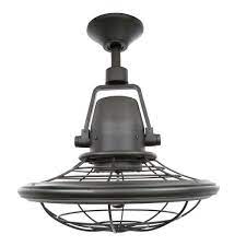 Larger ceiling fans are typically more expensive and there are fewer models to choose from, but you'll be much happier in the. Home Decorators Bentley Ii 18 In Outdoor Natural Iron Oscillating Ceiling Fan Ceiling Fans Home Garden Worldenergy Ae