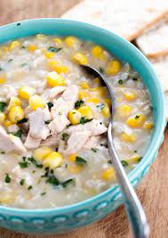 Chicken pieces, butter, cream of chicken soup. Chicken And Rice Corn Chowder Quick Easy And Delicious