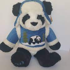 Panda Large Christmas Plush Stuffed Dan Dee 2013 Sears Cuddly Classic 24 Inch Dandee Christmas Plush Plush Plush Stuffed Animals