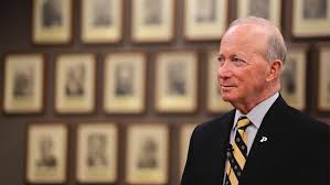 Mitch Daniels Returns as Interim President of Purdue University