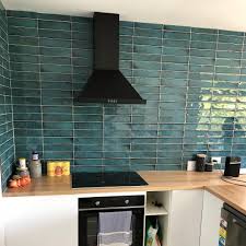 N Soul Aqua Subway Tile Installed By Scorpio Tiling Kitchen Tiles Kitchen Projects Kitchen Design