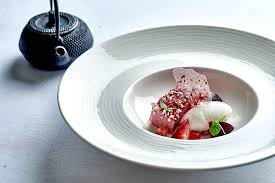 Iconic, beloved, and displayed everywhere. L Ortolan French Cuisine Michelin Star Restaurant In Reading Berkshire