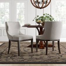 Madison Park Signature Burlington Upholstered Dining Chair Birch Lane In 2020 Dining Chairs Solid Wood Dining Chairs Upholstered Dining Chairs