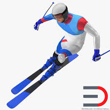 3d Male Skier Generic Rigged For Maya Skier Male 3d Characters
