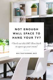 Throw those on and you are done. Small Space Diy Ikea Hack How To Mount Your Tv Directly To Your Kallax Storage Unit Whitney Homes