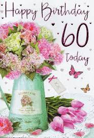 This fantastic 60th diamond dazzler birthday balloon balloon in a box gift will surprise and delight a lucky friend or family member! 60th Birthday Card Buy Online Or Call 0161 789 4914