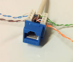 Terminating an ethernet or cat5e/cat6 cable is an easy and useful skill, particularly for those interested in home networking or those in the networking field. Connect Cat6 Cable To Jack Cat6 Cable Structured Wiring Cable