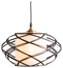 See more ideas about light, pendant light, wire pendant light. Carlow Wire Cage Pendant Lamp Transitional Pendant Lighting By Sei