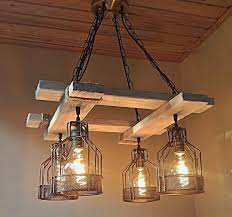 Rustic Light Fixture Hanging Light Rustic Lighting Industrial Pendant Light Wood Farmhouse Light Fixtures Rustic Light Fixtures Wood Chandelier Rustic