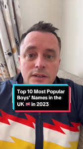 Top 10 Most Popular Boys’ Names in the UK 🇬🇧 in 2023