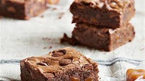 Dark Chocolate Brownies With Caramel Filled Delightfulls Recipe Dark Chocolate Brownies Caramel Brownies Chocolate Brownies