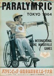 It is the first time a separate poster has been used to symbolise the paralympics. Newly Discovered Tokyo 1964 Films Highlight Change In Paralympic Movement