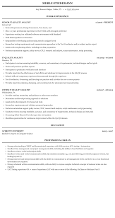 Resume of a data analyst that lands interviews. It Quality Analyst Resume Sample Mintresume