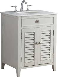 Sized as accent pieces for dramatic bath and powder rooms, the palm beach cabinets are offered in two widths: Best Deal Modetti Palm Beach 26 Single Bathroom Vanity Set Mod884wh 26