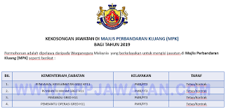 Segala maklumat lengkap berkaitan permohonan segala maklumat lengkap berkaitan permohonan hendaklah melalui pautan rasmi yang disediakan. Jawatan Kosong Terkini Di Majlis Perbandaran Kluang Mpk Appjawatan Malaysia