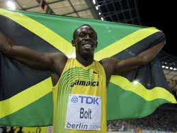Последние твиты от usain st. Weltmeister Mit Weltrekord 9 58 Sekunden Das Spiel Des Usain Bolt Laufen Faz