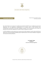 Asociación del futbol argentino (afa) informó que todas sus ramas pararán sus actividades a partir de este martes y hasta el próximo 31 de marzo. El Futbol Argentino A Puerta Cerrada Y En Television En Abierto Por El Coronavirus La Jugada Financiera