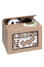 Panda Bank Little Panda Pops Up And Takes Your Coin Objet Kawaii Kawaii Idee Diy