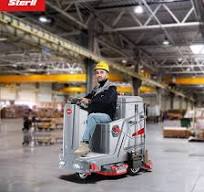 Lifetime Warranty Industrial Ride on Floor Scrubber Cleaning ...
