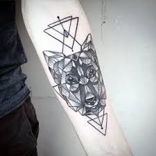 #wolf #snarl #teeth #satan #tattoo #lineart. 90 Geometric Wolf Tattoo Designs For Men Manly Ink Ideas