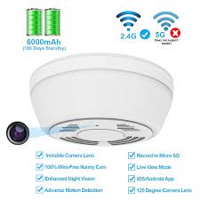 When using this pir mode it can operate in standby for over 100 days on a single charge! Hidden Camera Smoke Detector Wifi Yieye Motion Activated Hidden Spy Camera Shopee Malaysia
