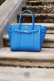 Shop The Zipped Bayswater In Porcelain Blue Leather At Mulberry Com This Is Our Most Iconic Bag And Its Mulberry Bag Bayswater Mulberry Bag Mulberry Handbags