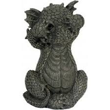 Gartendrachen 3er Set Nichts Horen Sprechen Sehen Dragon Decor Dragon Garden Dragon Pictures