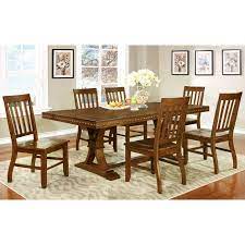 Jared 9 Piece Extendable Dining Set Oak Dining Sets Dining Room Sets Wooden Dining Tables