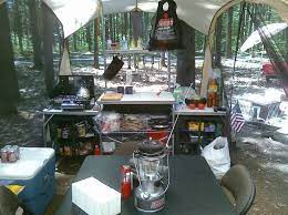 Photo Thread Post Your Campsite Setup Pics Here Camping Kitchen Set Campsite Setup Camping Glamping