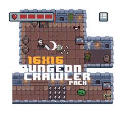 Camp fire wallpaper, black rocky mountain, pixel art, moon, the sin of man. Simple Dungeon Crawler 16x16 Pixel Art Asset Pack By O Lobster