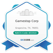 Video game brands and technology brands. Gamestop Corp Zip 76051 Naics 453310 Sic 5932