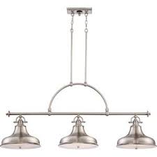 Quoizel Emery Brushed Nickel One Light Pendant Er1814bn Bellacor Kitchen Island Lighting Kitchen Island Lighting Modern Ceiling Lights