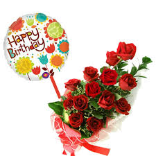 Wishing birthday with bouquet on the background… birthday greeting on bouquet of pink roses… happy birthday on pink and purple flowers… Birthday Wishes Rose Flowers