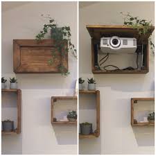 Before After Projector Storage Small Bedroom Style Projector In Bedroom Chill Room