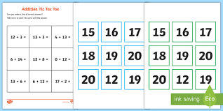 Librivox is a hope, an experiment, and a question: Addition Tic Tac Toe To Twenty Game Teacher Made