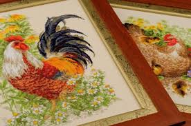 Oop majestic rooster series regal rooster cross stitch pattern. Cross Stitch Kits Rooster And Hen