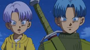 Un super saiyan per un saiyan che ha il potere di un super saiyan god.altro che complicato è un rebus, è un vero rompicapo, . Dragon Ball Super Perche Trunks Ha I Capelli Blu E Non Viola