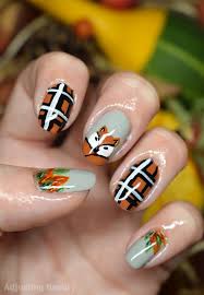 31 day nail art challenge: Fall Orange Nail Art Collaboration With Katja Nail2express Adjusting Beauty