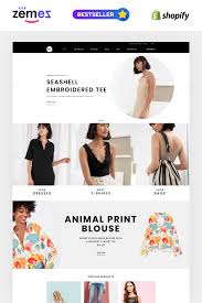 Dot Women S Fashion Clothing Ecommerce Elegant Shopify Theme In 2020 Fashion Clothes Women Fashion Outfits Animal Print Blouse