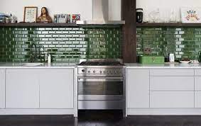 1 sqm glass modular mix mosaic wall tiles light green (300x300x4mm) gtr10024 m2. A Botanically Inclined Interior In London Remodelista Green Kitchen Backsplash Eclectic Kitchen Green Kitchen