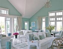 Beach House Decor Love The Use Of Seafoam Green Shout To Carm Blue Living Room Coastal Living Rooms Paint Colors For Living Room