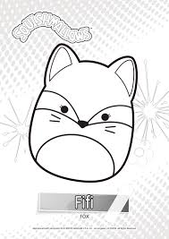 These squishmallows coloring pages are for kids who love the cute plush toys from squishmallow. Fifi From Squishmallows Coloring Pages Xcolorings Com