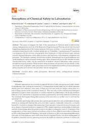 Nfpa 704 is part of the accident prevention Pdf Perceptions Of Chemical Safety In Laboratories